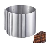 Westmark Cercle/moule à gâteau Surprise – extra-haut 15 cm, Ø 16–30 cm, inox argenté, gradué
