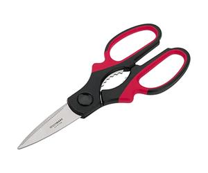 Westmark Ciseaux Ménagers Universels, Longueur de la lame : 7cm, Element Décapsuleur Intégré, Acier Inoxydable/Plastique, Noir/Rouge/Argent, 13752280