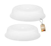Westmark Cloches micro-ondes pour assiettes - lot de 2, Ø 25 cm, plastique | Pour assiettes, plastique, transparent, 224522E3