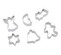 Westmark Cookie Cutter Set, Various shapes, Stainless Steel, Christmas, 6 pcs.,