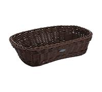 Westmark Corbeille multi-usages Saleen Coolorista - 26,5 x 19 x 7 cm | Rectangulaire, usage pro, pour servir pain, fruits ou noix, passe au lave-vaisselle, jusqu'à 70 °C, marron, 02036106101