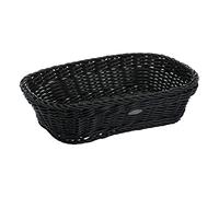 Westmark Corbeille multi-usages Saleen Coolorista - 26,5 x 19 x 7 cm | Rectangulaire, usage pro, pour servir pain, fruits ou noix, passe au lave-vaisselle, jusqu'à 70 °C, noir, 02036119101