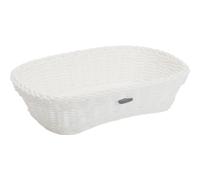 Westmark Corbeille multi-usages Saleen Coolorista - 26,5 x 19 x 7 cm | Rectangulaire, usage pro, pour servir pain, fruits ou noix, passe au lave-vaisselle, jusqu'à 70 °C, blanc, 02036110101