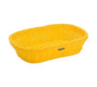 Westmark Corbeille multi-usages Saleen Coolorista - 26,5 x 19 x 7 cm | Rectangulaire, usage pro, pour servir pain, fruits ou noix, passe au lave-vaisselle, jusqu'à 70 °C, jaune citron, 02036147101