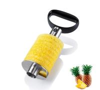 Westmark, Coupe Ananas/Trancheur en acier inoxydable, ø 8,5 cm, Acier Inoxydable/Plastique, Argent/Noir, 51692260