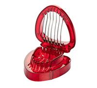 Westmark Coupe-Fraise/Aide à la Découpe, Dimensions : 9,6 x 7,6 x 2,8 cm, Acier Inoxydable/Plastique, Rouge, 51742280