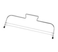 Westmark Coupe-Gâteau à Fil avec 2 fils de coupe dentelés, en Acier inoxydable, Longueur : 32 cm, Simplex-Duo, Argenté, 7160220