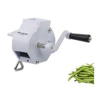 Westmark Coupe-haricots dans la Longueur et Serre-joint pour montage sur table, Couteaux en Acier inoxydable/boîtier en acier, Blanc, 11862260