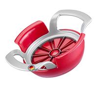 Westmark Coupe-Pomme et Poire avec Plateau de Coupe, Coupeur en aluminium/acier inoxydable/plastique, Divisorex-Spezial, Argenté/rouge, 51112260