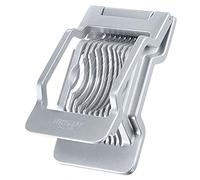 Westmark Coupe-Œuf à Tranches Rondes et Ovales, Fils de Coupe en Acier inoxydable à tension individuelle, Aluminium/Acier inoxydable, Justus, Gris, 10402260