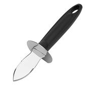 Westmark Couteau à Huîtres, lame polie et forgée des deux côtés, longueur totale : 19,7 cm, acier inoxydable/plastique, argenté/noir, 66152270