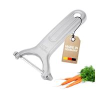Westmark Couteau à julienne, éplucheur de légumes, Quick-Spezial, lame inox grossièrement dentelée, aluminium, couleur : gris/argenté, 60962270
