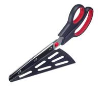 Westmark Couteau à pizza Antonio - ciseaux à pizza et lève-pizza, gadget de cuisine cool, idéal pour la pizza ou la tarte flambée - sans BPA, acier inoxydable