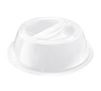 Westmark Couvercle d'Assiette pour Micro-ondes, pour Décongeler et Réchauffer au Micro-ondes, Diamètre : 27,5 cm, Plastique, Blanc, 22462270