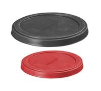 Westmark Couvercles de Conservation - Couvercle en Silicone Extensible et Réutilisable pour Boîtes, Petits Bols ou Pots de Yaourt - ø 10 + 8 cm, Silicone, 2 Pièces