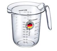Westmark Cruche/Pichet à Mesurer, Graduations multilingues et diverses unités de mesure, capacité : 0,5 l, plastique, transparent, 30642270, 0.5 l