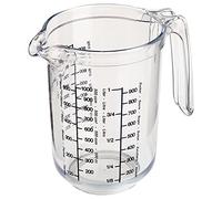 Westmark Cruche/Pichet Mesureur avec Echelles de Mesure Multilingues et différentes Unités de Mesure, Capacité: 1 litre, Plastique, Gerda, Transparent, 30682270