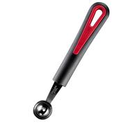 Westmark Cuillère Creuse Façonneuse de Boules de Fruits et Légumes, Cuillère à Pomme Parisienne, ø 26 mm, longueur : 17,3 cm, Acier inoxydable/plastique, Gallant, Noir/rouge, 29222270