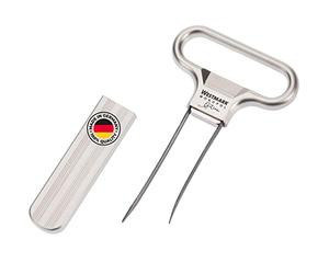 Westmark Déboucheur /Emboucheur, Tire-Bouchon à Lame/Clip, avec Décapsuleur, Zinc/Acier moulé sous pression, Ah-So, Argenté, Finition satinée 62853380