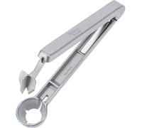 Westmark Dénoyauteur de prunes pour des prunes dénoyautées prêtes à cuire, 16,7 cm de long, en Aluminium, revêtement alimentaire, lame en acier inoxydable, Steinex, Argenté, 40102260