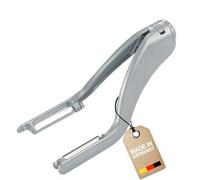 Westmark Double Éplucheur de légumes, éplucheur d'Asperges, Lames en Acier inoxydable, Peel-Star, Aluminium, Revêtement de Sécurité Alimentaire, 60502260