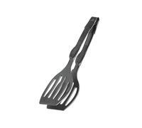 Westmark Double Spatule et Pince de service, Longueur : 28,9 cm, en Plastique, Duetto Flonal, Noir, 21002260