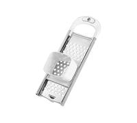 Westmark Eminceur de Spätzles avec glissière pour la pâte, disque à spätzles pour diamètre de pot jusqu'à 24 cm, Acier inoxydable/plastique, Knöpfle, Blanc/argenté, 61122270