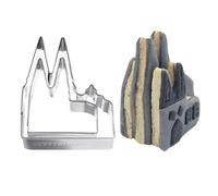Westmark Emporte-pièce Cathédrale de Cologne - Emporte-pièce en acier inoxydable pour les fans de Cologne - Emporte-pièce précis pour pâte, fromage, légumes et décoration de fête, 8 cm