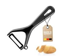 Westmark Éplucheur Gentle (281122E1) pour Légumes et Asperges – Lame céramique – Noir/Rouge