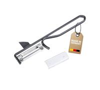 Westmark Éplucheur de pommes de terre, 1 pièce - ergonomique en acier, avec lame en acier inoxydable - universel pour légumes et fruits - Anthracite
