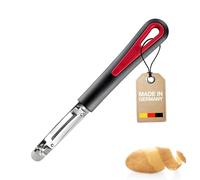 Westmark Éplucheur Econome de Pommes et de Pommes de terre, Pomfix Gallant, lame en acier inoxydable, couleur : noir/rouge, 29452270
