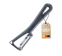 Westmark Eplucheur Econome Universel/Eplucheur Pendulaire avec Ergot affûté, Gentle, Lame en acier inoxydable, couleur : noir, 28012270
