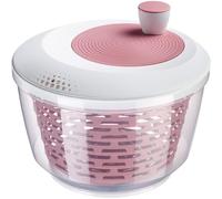 Westmark Essoreuse à salade - capacité : 4,4 litres, ø 23,5 cm, plastique, sans BPA, Spinderella - rose