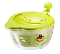 Westmark – Essoreuse à salade Fortuna – 5 l, Ø 26 cm, plastique sans BPA, transparent/vert