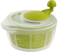 Westmark Essoreuse à Salade, Capacité : 5 litres, ø 26 cm, Plastique, sans BPA, Fortuna, Couleur : Transparent/Vert, 243222E1