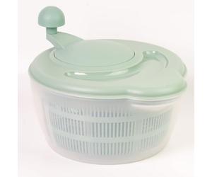Westmark essoreuse à salade, capacité : 5 litres, 26 cm, plastique, sans BPA, Fortuna, couleur : transparent/vert, 2432224M