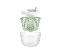 Essoreuse à salade Westmark - Idéale pour laver, essorer et servir la salade, saladier peu encombrant avec couvercle et bec verseur, antidérapant, 4,4 l - plastique, sans BPA