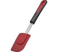Westmark Spatule de cuisine et de pâte, avec tête en silicone, résistante à la chaleur jusqu'à 200 °C/392 °F, acier inoxydable/silicone/plastique, Gallant, noir/rouge/argent, 29172270