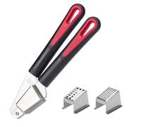 Westmark Gallant Plus 29392270 Presse-ail avec deux inserts de pressage : fin + grossier, plastique/acier inoxydable, Gallant Plus, noir/rouge/argenté