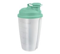 Westmark Gobelet Mélangeur/Shaker avec Echelle/Graduation de mesure, Disque Mélangeur amovible et Bec verseur refermable, Capacité : 0,5 l, 2435227M, Vert-menthe