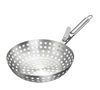 Westmark Grillwok - Idéal pour préparer de grandes quantités de délicieux légumes grillés, durable, passe au lave-vaisselle - Acier inoxydable