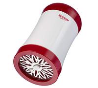 Westmark Hachoir à Herbes/ Râpe à Fromage Parmesan, 2 en 1, avec Disques tranchants de rechange, 7,5 x 7,5 x 13,4 cm, acier inoxydable/plastique, blanc/rouge, 11602260