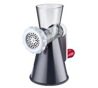 Westmark Hachoir à Viande avec 2 Disques Perforés et Accessoire à Pâtisserie, Grand Pied aspirant, Plastique/Acier inoxydable, Frecher Fritz, Blanc/Gris foncé/Rouge, 97042260
