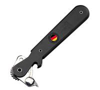 Westmark Hebeldosenöffner, mit Kapselheber, Länge: 16,2 cm, Stahl, Columbus, Farbig sortiert: Schwarz/Rot/Silber, 10252270