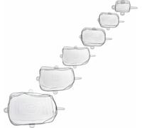 WESTMARK Kit de couvercles de fraîcheur silicone Square transparent, 6 pcs.