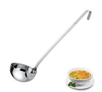 Westmark Ladle Pro - Petite louche à soupe en acier inoxydable pour la cuisine professionnelle - Louche pour sauces, vinaigrettes, etc. - Argent, Ø 12 cm, 500 ml