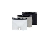 WESTMARK LONDON Boxers 'Atlas' gris chiné / noir / blanc, Taille S