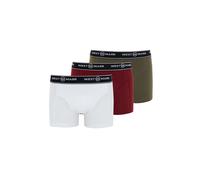 WESTMARK LONDON Boxers 'Atlas' kaki / bordeaux / noir / blanc, Taille M