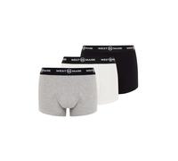 WESTMARK LONDON Boxers gris chiné / noir / blanc, Taille L