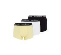 WESTMARK LONDON Boxers jaune / noir / blanc, Taille L